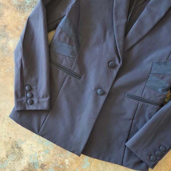 CABI Keynote Jacket Blazer Size 10 NWT Classic Navy #6465 Spring ‘24 Corpcore - Picture 4 of 7